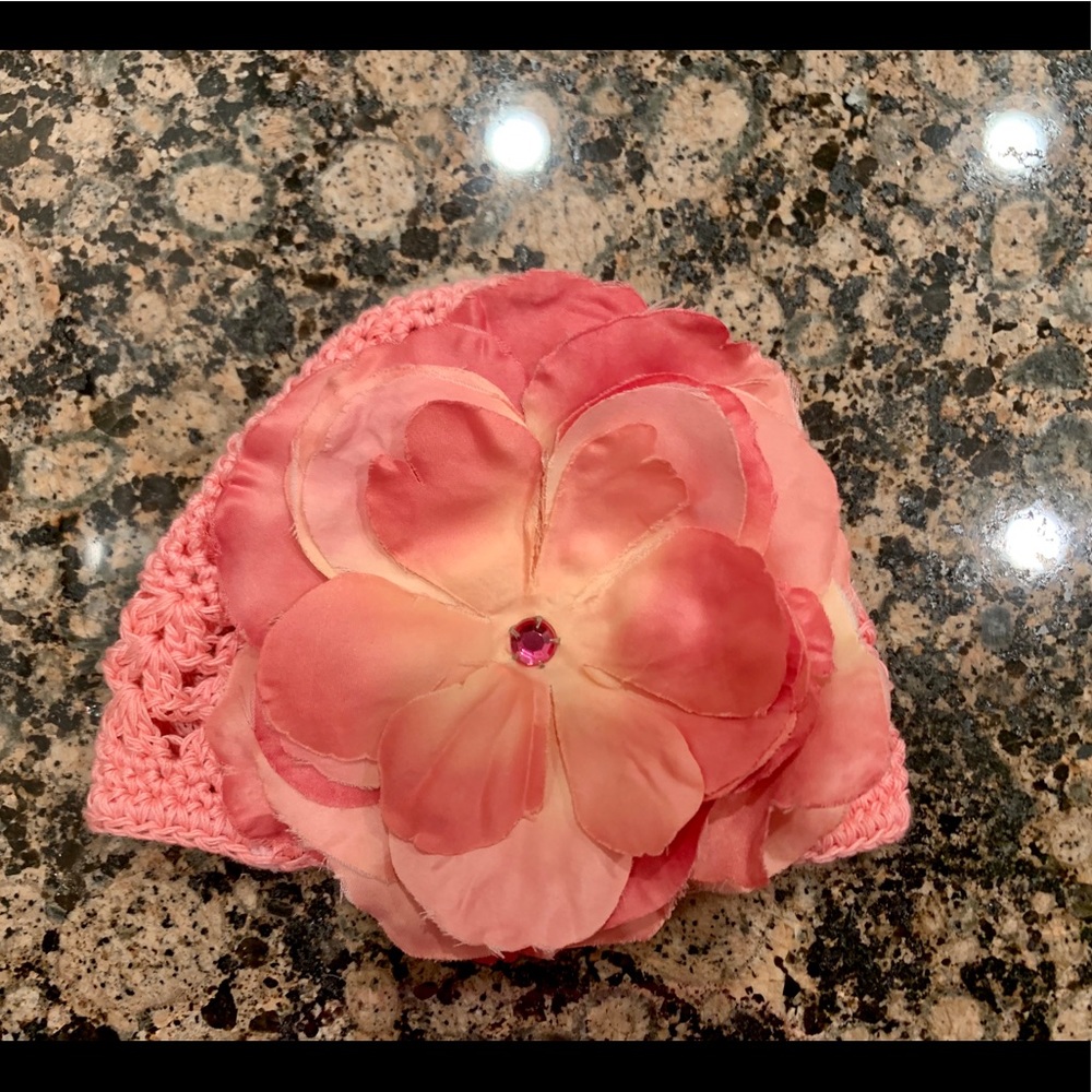 Jamie Rae handmade boutique pink 🌸 baby hat